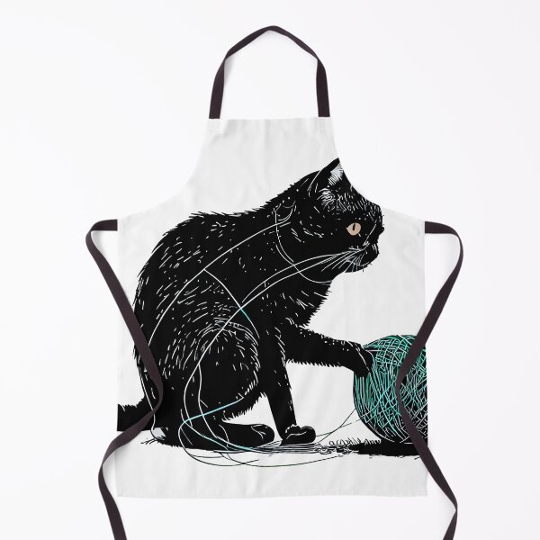 Item preview, Feline Friend:Cat Playing With A Ball Of String designed and sold by PosterManiaRo.