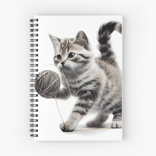 Item preview, Whisker Workout Cat Playing With A Ball Of String designed and sold by PosterManiaRo.