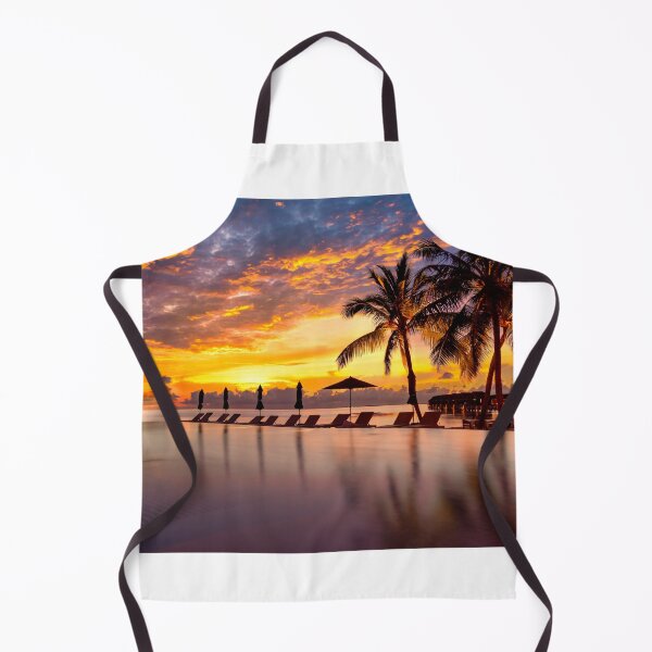 Item preview, Sunset at luxury resort over pool. designed and sold by Streetsigns1957.