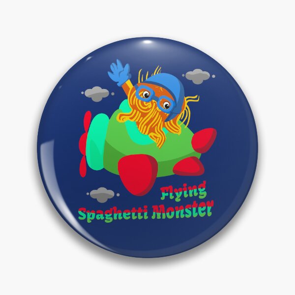 Item preview, Flying Spaghetti Monster (airplane pilot) designed and sold by SolidEarthArt.