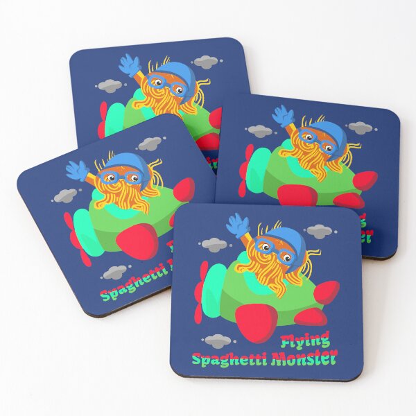 Item preview, Flying Spaghetti Monster (airplane pilot) designed and sold by SolidEarthArt.