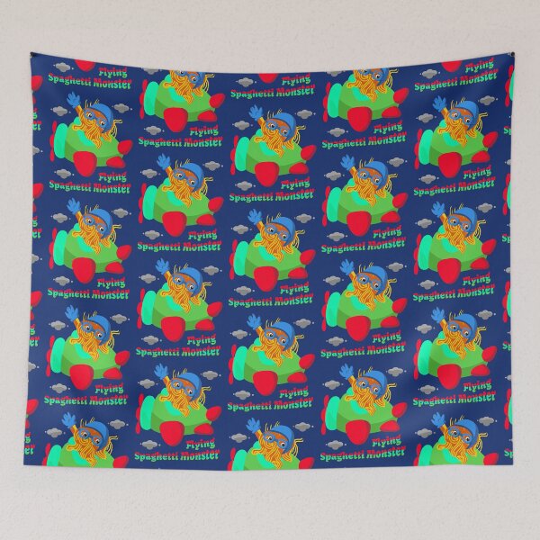 Item preview, Flying Spaghetti Monster (airplane pilot) designed and sold by SolidEarthArt.