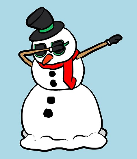 "Snowman Dabbing" Posters by EsportsApparel | Redbubble
