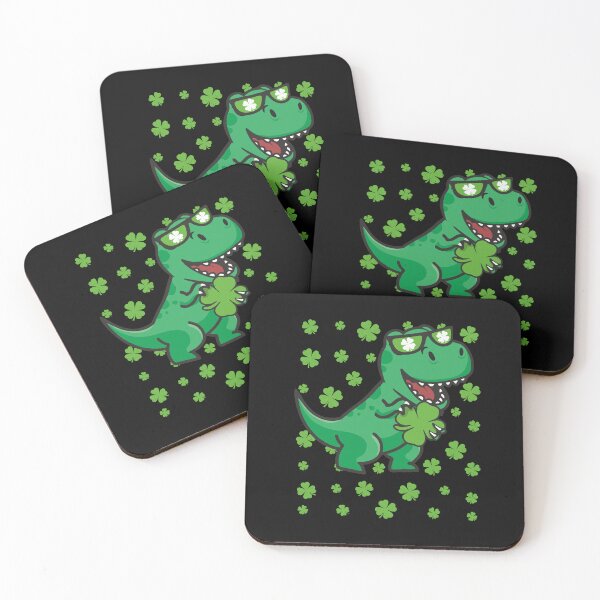 Item preview, Happy St Pat Rex Dinosaur Saint Patricks Day Lucky Shamrock designed and sold by alenaz.