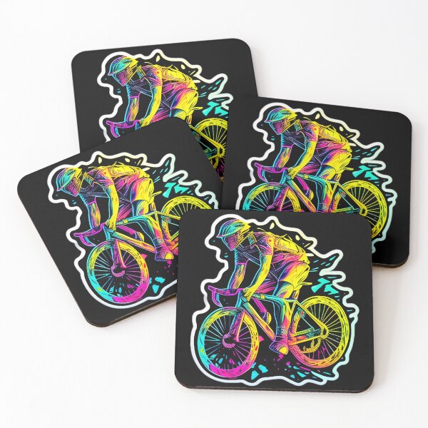 Item preview, Road race ,Road Cycling, road cycling man ,Neon cyclist  designed and sold by verluxe.