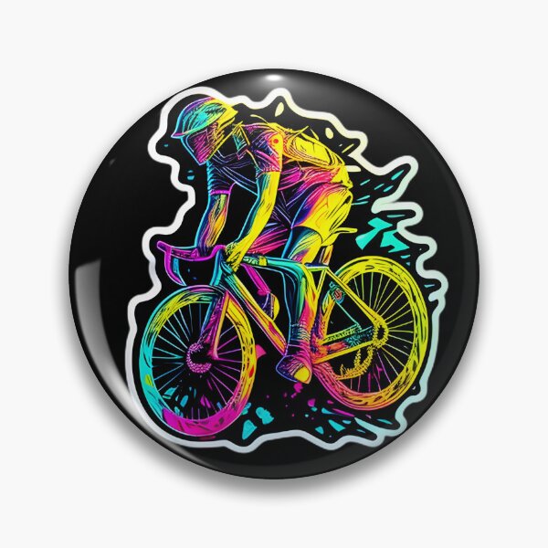 Item preview, Road race ,Road Cycling, road cycling man ,Neon cyclist  designed and sold by verluxe.