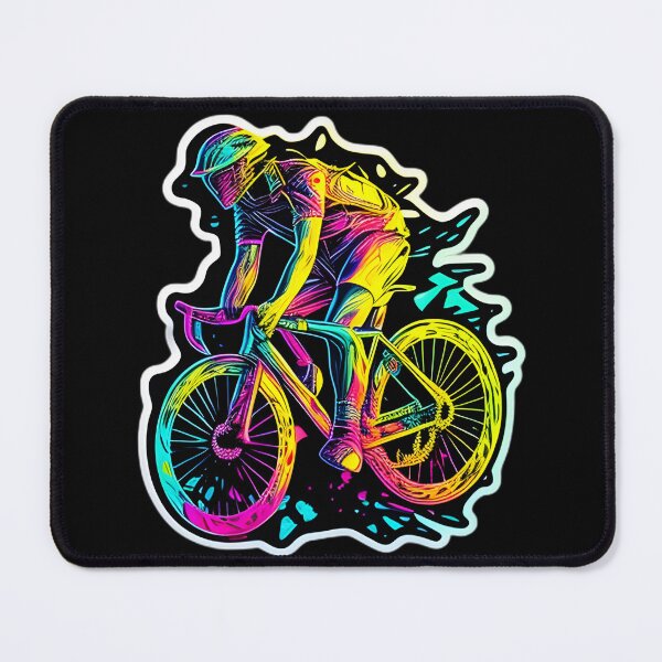 Item preview, Road race ,Road Cycling, road cycling man ,Neon cyclist  designed and sold by verluxe.