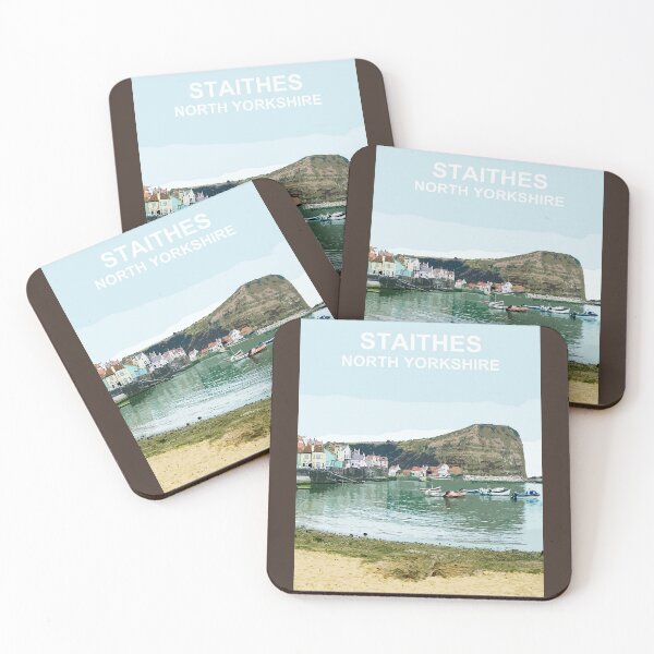Item preview, Staithes North Yorkshire. Travel poster designed and sold by BarbaraGlebska.
