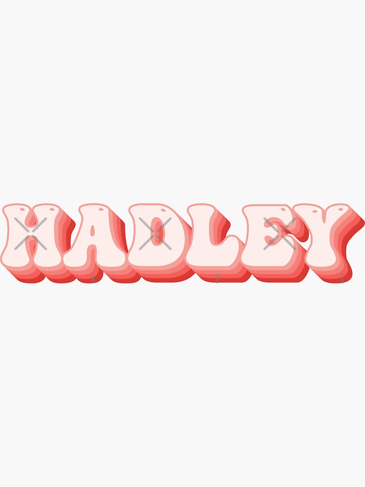 Hadley - Name | Sticker