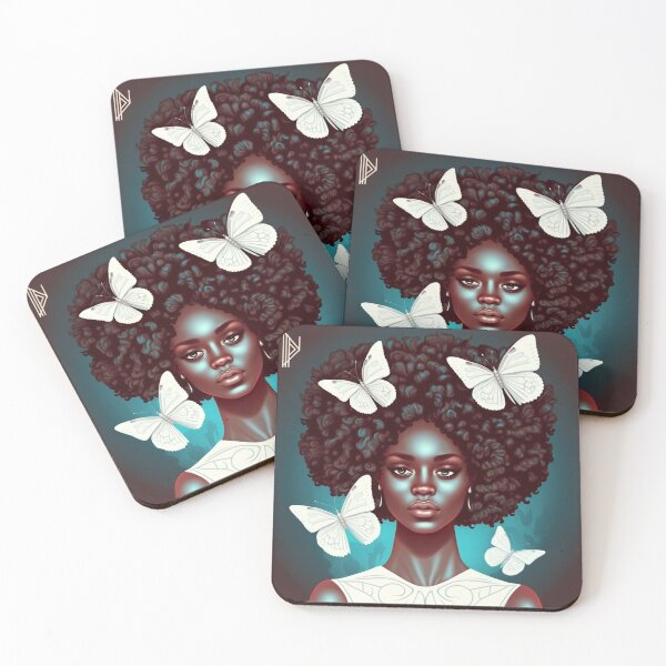 Item preview, Afros and Butterflies: A Tribute to Black History designed and sold by BeerBot.