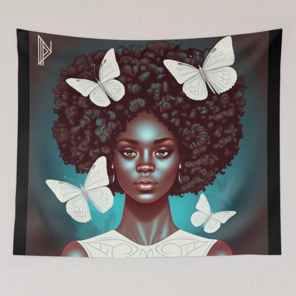 Item preview, Afros and Butterflies: A Tribute to Black History designed and sold by BeerBot.