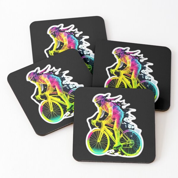 Item preview, Road race ,Road Cycling, road cycling man ,Neon cyclist  designed and sold by verluxe.