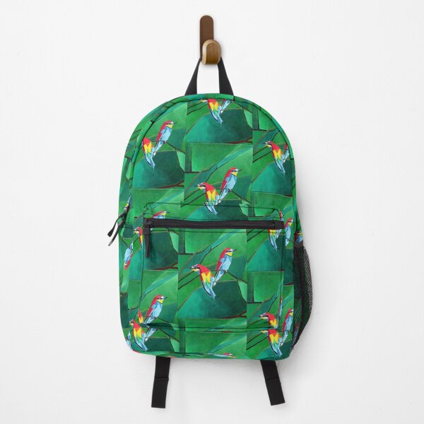 Item preview, Brightly Colored European Bee Eaters Geometric Art Style designed and sold by taiche.