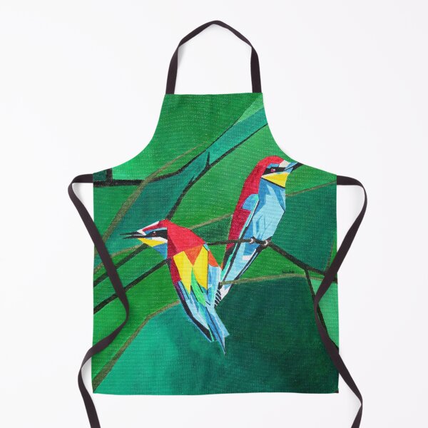 Item preview, Brightly Colored European Bee Eaters Geometric Art Style designed and sold by taiche.