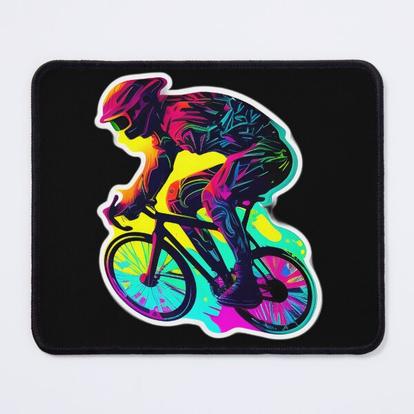 Item preview, Road race ,Road Cycling, road cycling man ,Neon cyclist  designed and sold by verluxe.