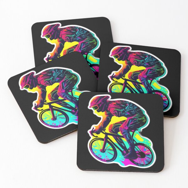 Item preview, Road race ,Road Cycling, road cycling man ,Neon cyclist  designed and sold by verluxe.