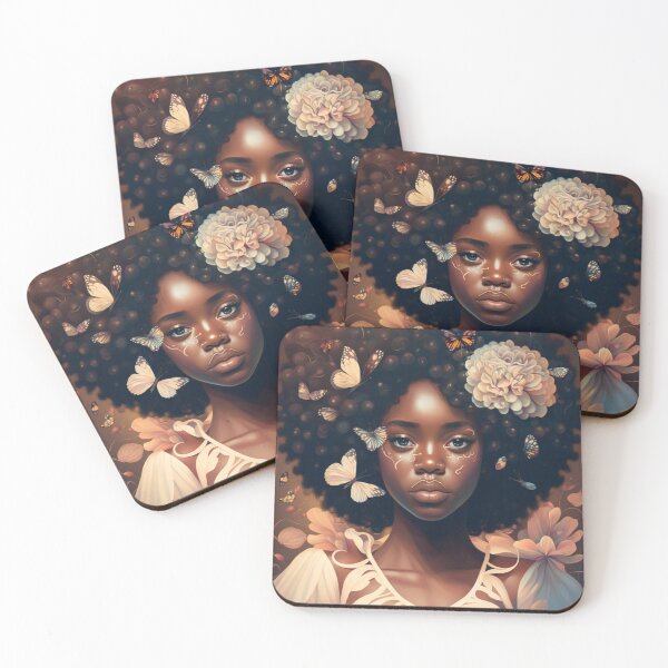 Item preview, Afros and Butterflies: A Tribute to Black History designed and sold by BeerBot.