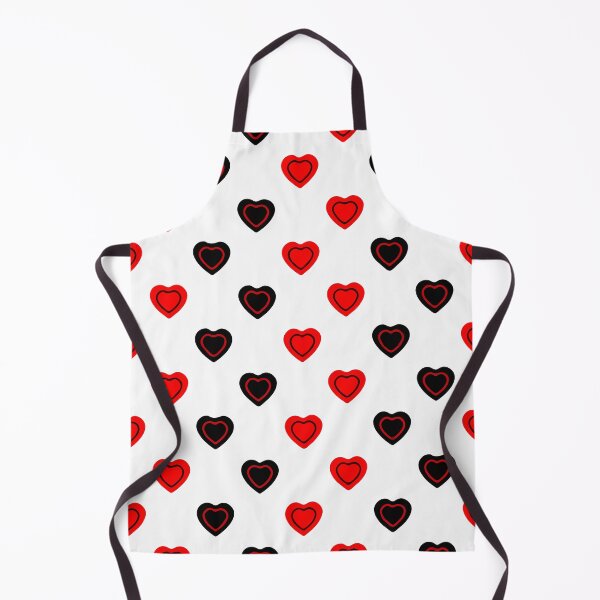 Item preview, Hearts pattern seamless red and white vector illustration designed and sold by Mahe-Art.