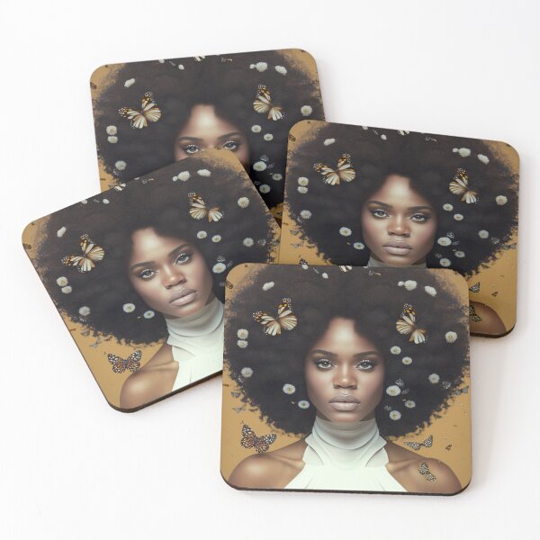 Item preview, Afros and Butterflies: A Tribute to Black History designed and sold by BeerBot.