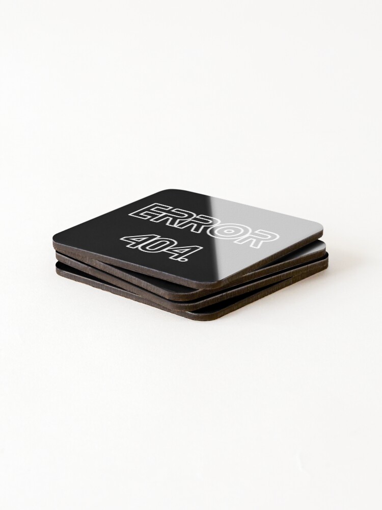 Thumbnail 4 of 5, Coasters (Set of 4), Error 404 designed and sold by ArduinoFactory.