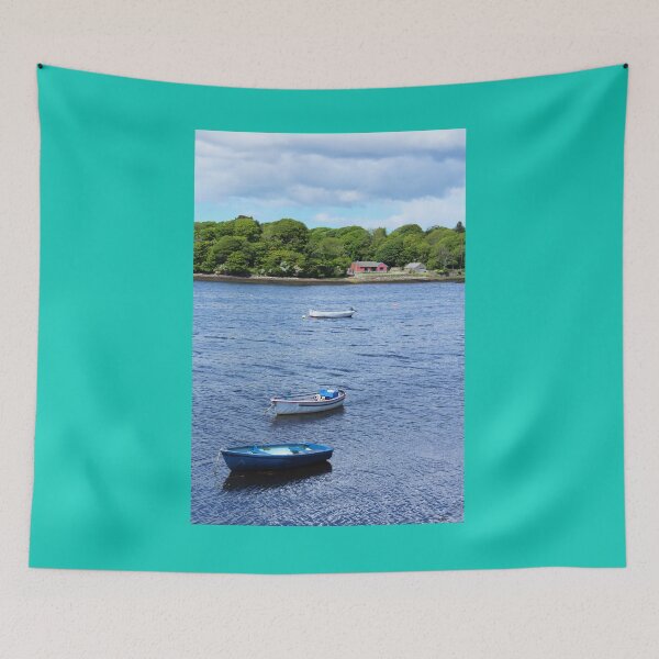 Item preview, Little boats at Darney pier county Donegal designed and sold by eddiebarronshop.