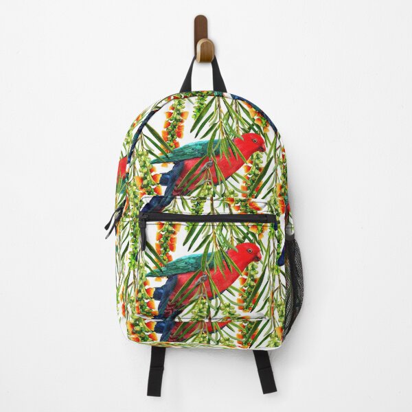 Item preview, King Parrot Bottlebrush Blooms Pattern designed and sold by Sketchbook Designs.