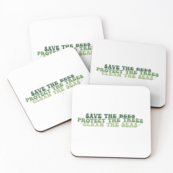 Item preview, Save The Bees Protect The Trees Clean The Seas designed and sold by KMIKBAL7.