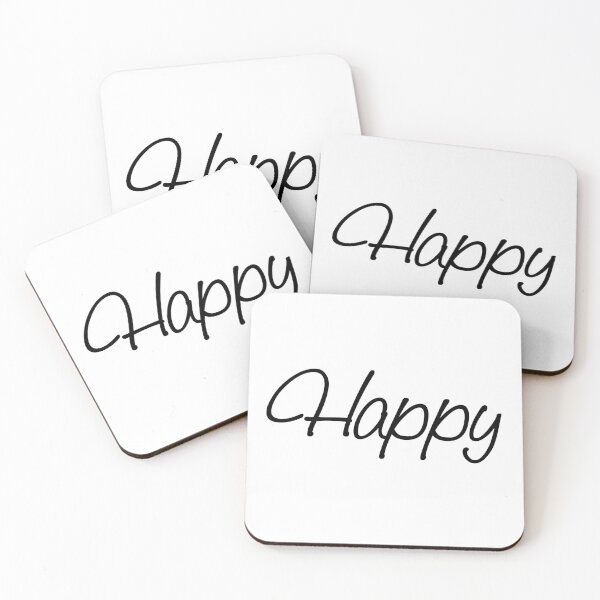 Item preview, Happy in Script Text designed and sold by Viability Creative.