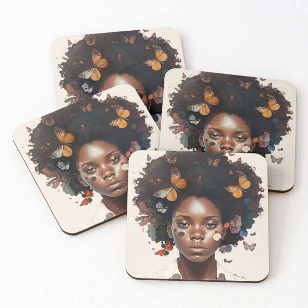 Item preview, Afros and Butterflies: A Tribute to Black History designed and sold by BeerBot.