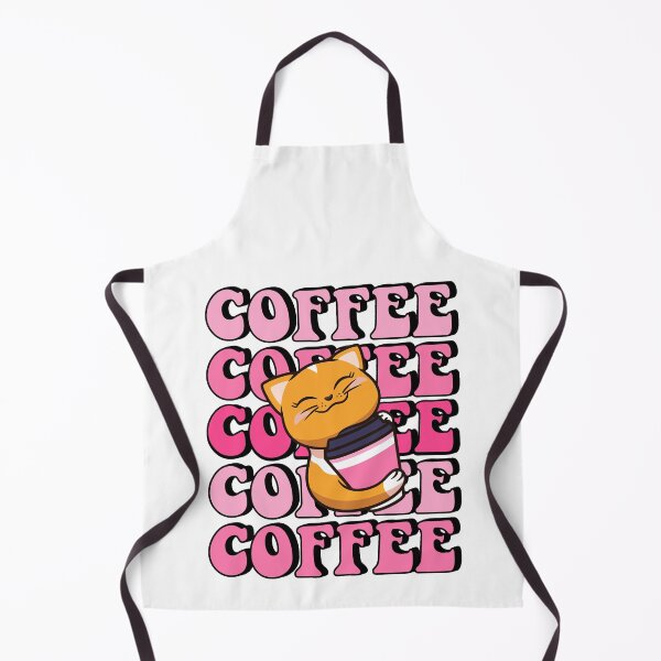 Item preview, Cat With Coffee designed and sold by RockBeeDesigns.