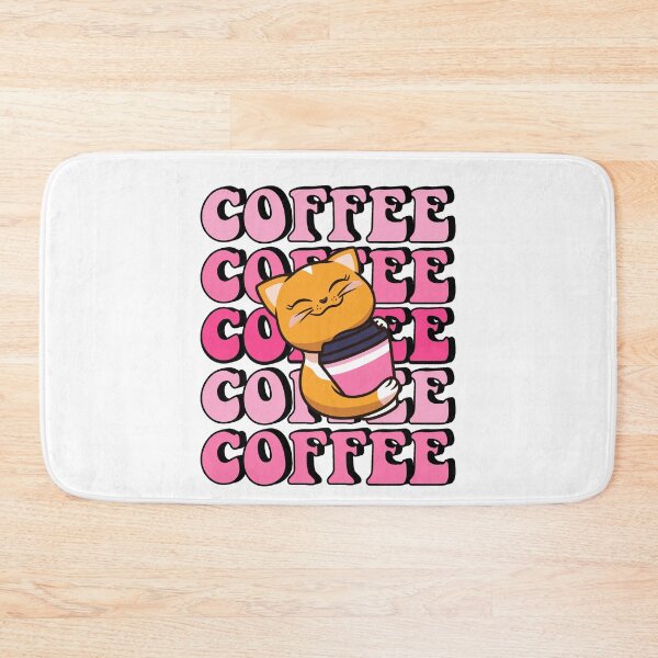 Item preview, Cat With Coffee designed and sold by RockBeeDesigns.