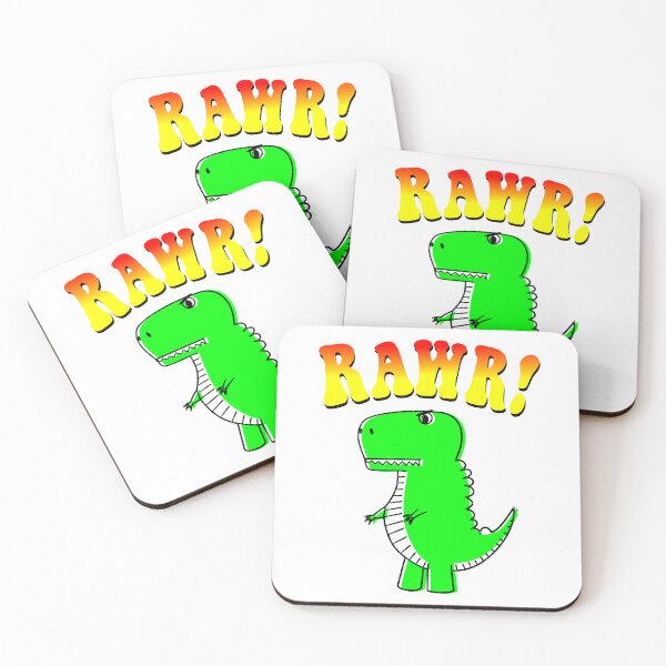 Item preview, Cute Angry T-Rex Dinosaur RAWR Groovy Text designed and sold by Almdrs.