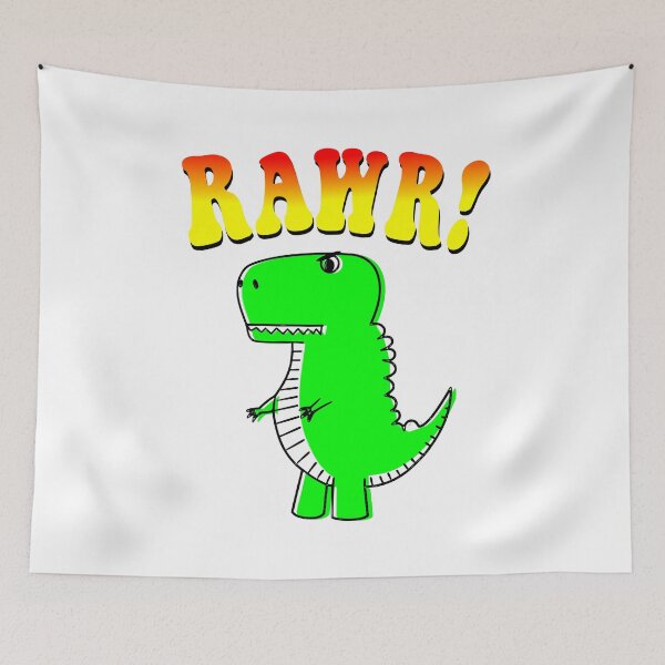 Item preview, Cute Angry T-Rex Dinosaur RAWR Groovy Text designed and sold by Almdrs.