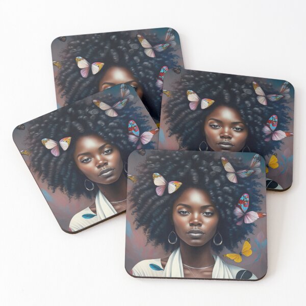 Item preview, Afros and Butterflies: A Tribute to Black History designed and sold by BeerBot.
