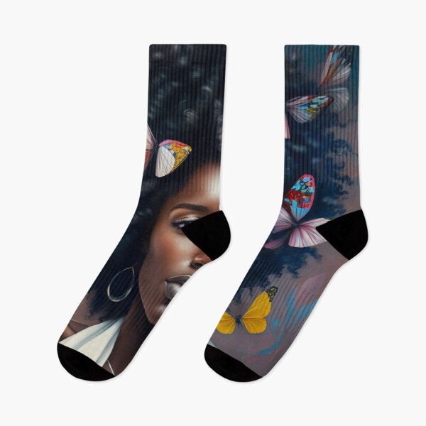 Item preview, Afros and Butterflies: A Tribute to Black History designed and sold by BeerBot.