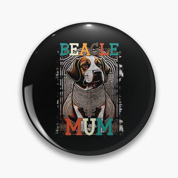Item preview, Retro Cute Beagle Mum Puppy Lover designed and sold by Trendy Valley .