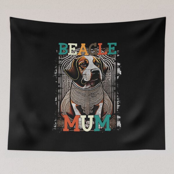 Item preview, Retro Cute Beagle Mum Puppy Lover designed and sold by Trendy Valley .