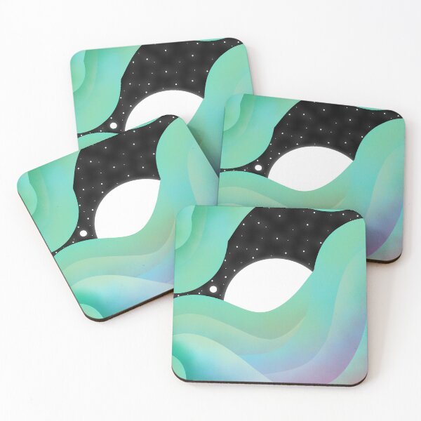 Item preview, The round waves of the night designed and sold by Swadeillustrations.