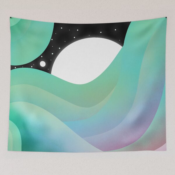 Item preview, The round waves of the night designed and sold by Swadeillustrations.