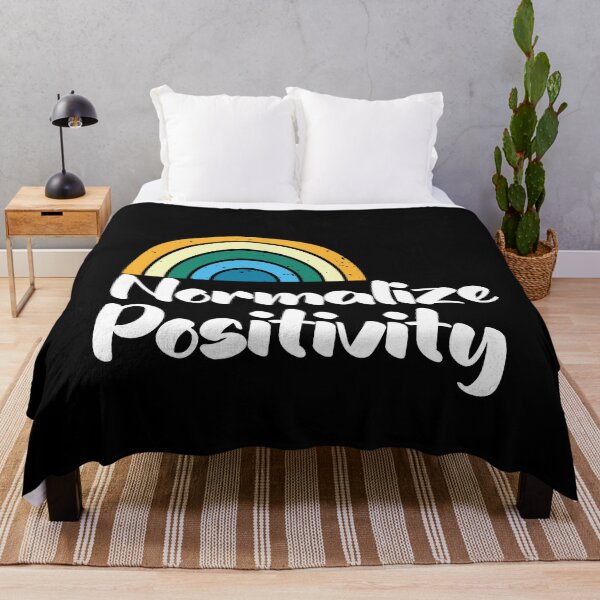 Item preview, Normalize Positivity Rainbow Funny Vintage designed and sold by the--best-art.