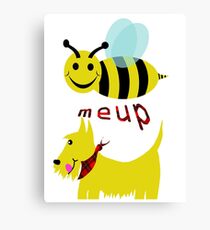 Bee meup Scotty Canvas Print
