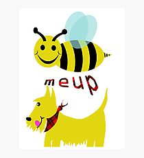 Bee meup Scotty Photographic Print