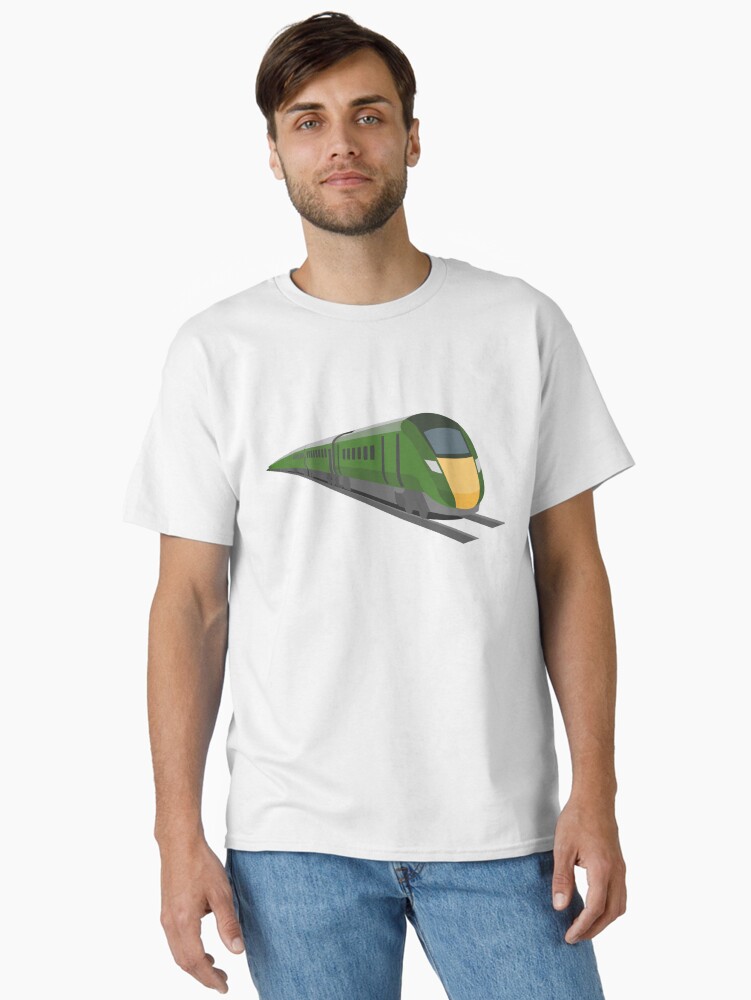 Thumbnail 2 of 7, Classic T-Shirt, Fast Train – GWR Express Electric designed and sold by mattish.