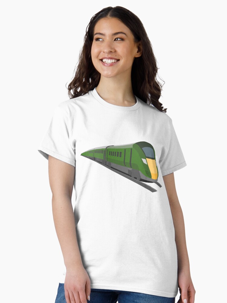 Thumbnail 1 of 7, Classic T-Shirt, Fast Train – GWR Express Electric designed and sold by mattish.