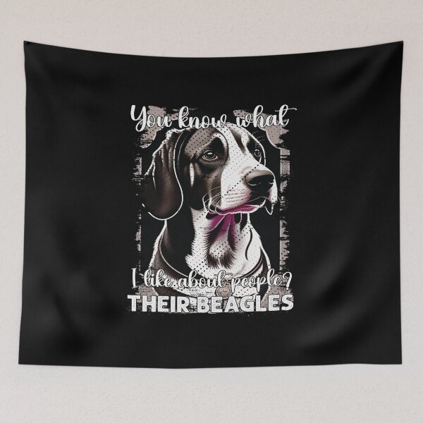 Item preview, You Know What I Like About People Their Beagles Dog Lover designed and sold by Trendy Valley .