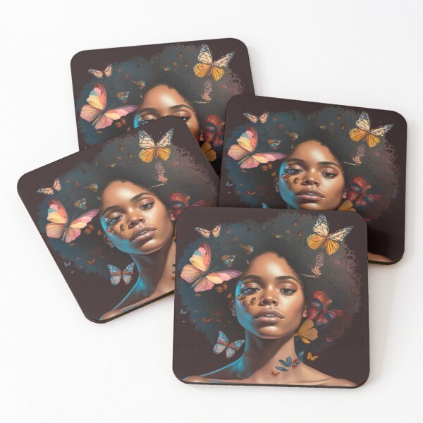 Item preview, Afros and Butterflies: A Tribute to Black History designed and sold by BeerBot.