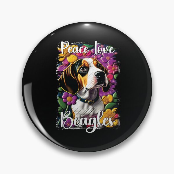 Item preview, Peace Love Beagles Funny Beagle Lover designed and sold by Trendy Valley .