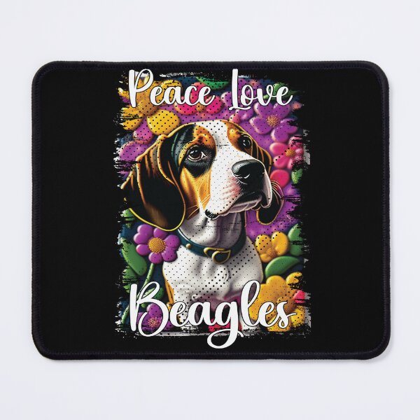 Item preview, Peace Love Beagles Funny Beagle Lover designed and sold by Trendy Valley .