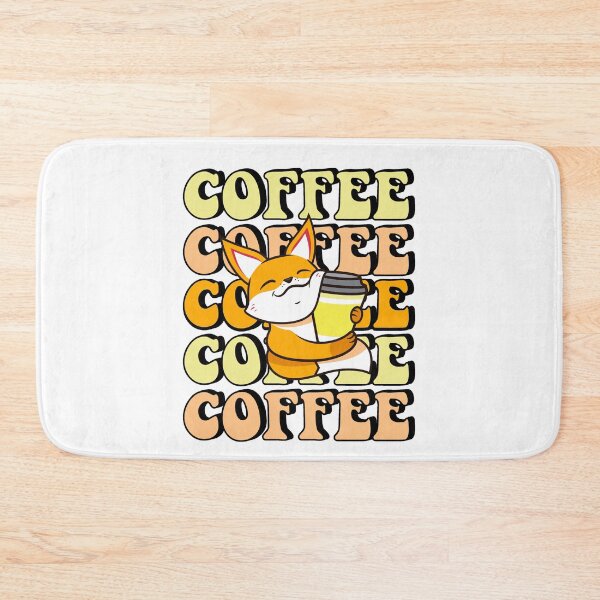 Item preview, Fox With Coffee designed and sold by RockBeeDesigns.