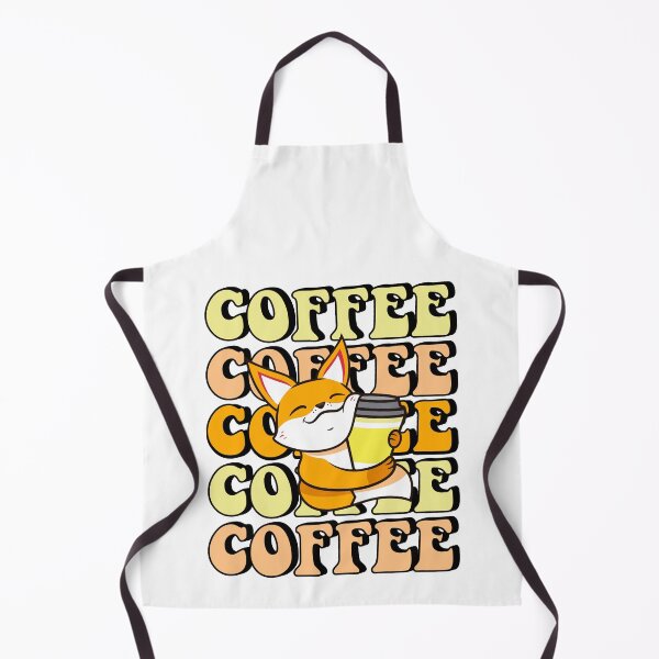 Item preview, Fox With Coffee designed and sold by RockBeeDesigns.